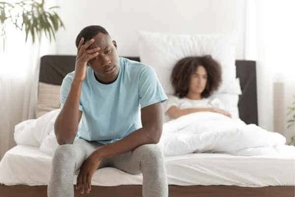 Man upset about ED symptoms Woodford