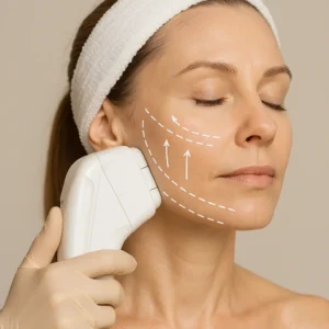 Woman having HI-FU to reduce wrinkles call LA LIPO Woodford Now!