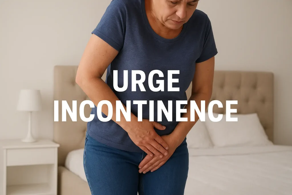 how to manage urge incontinence Woodford symptoms